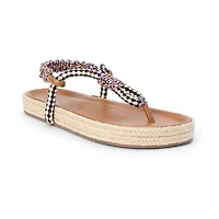 COCONUTS BY Matisse Womens Celia T-Strap Flat Sandals