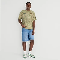 Arizona Mens Crew Neck Short Sleeve Boxy Fit Graphic T-Shirt