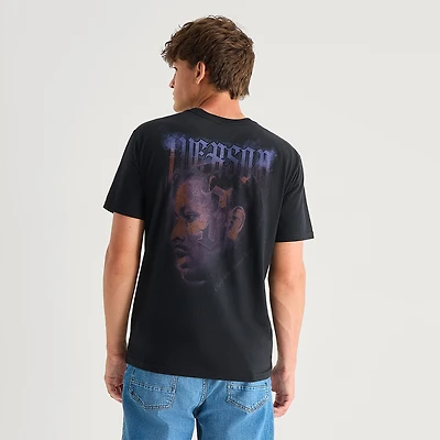 Iverson Mens Crew Neck Short Sleeve Regular Fit Graphic T-Shirt