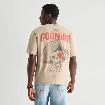 Goonies Mens Crew Neck Short Sleeve Boxy Fit Graphic T-Shirt
