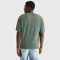 Camp Crystal Mens Crew Neck Short Sleeve Boxy Fit Graphic T-Shirt