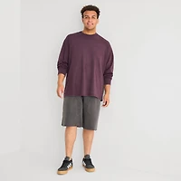 Arizona Mens Crew Neck Long Sleeve Big and Tall T-Shirt