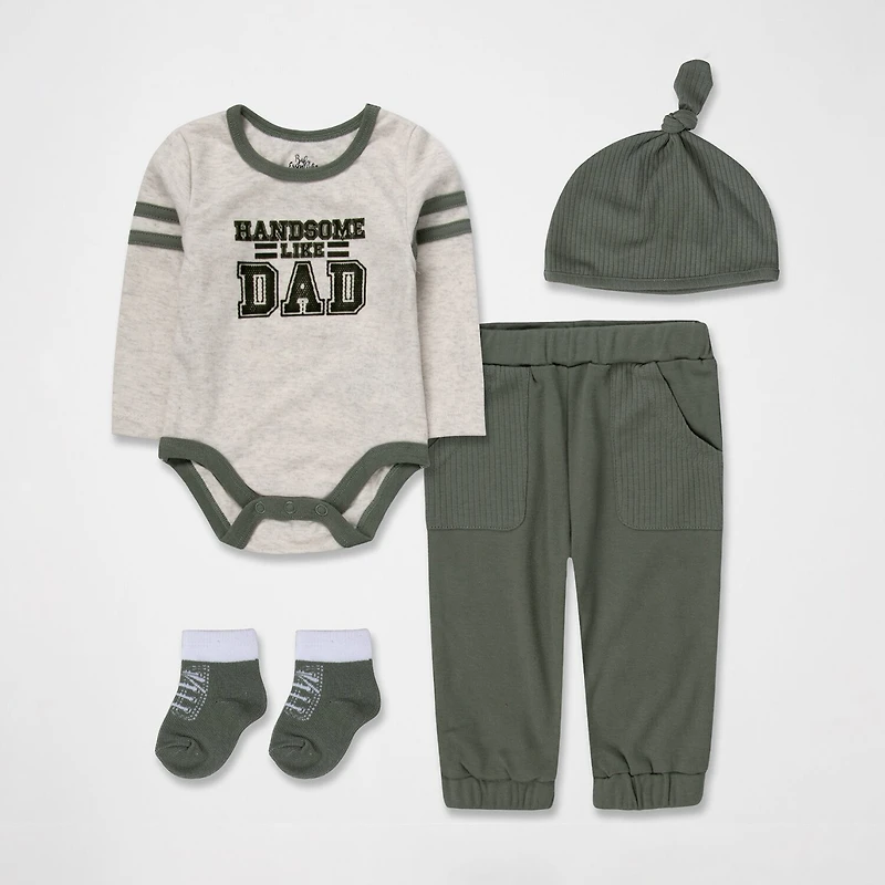 Baby Essentials Boys 4-pc. Clothing Set