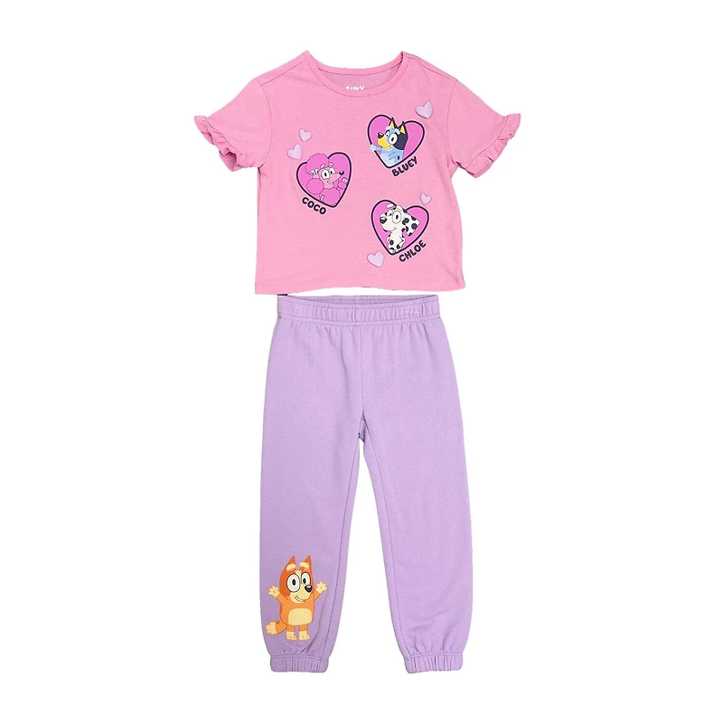 Toddler Girls Bluey 3-pc. Pant Set