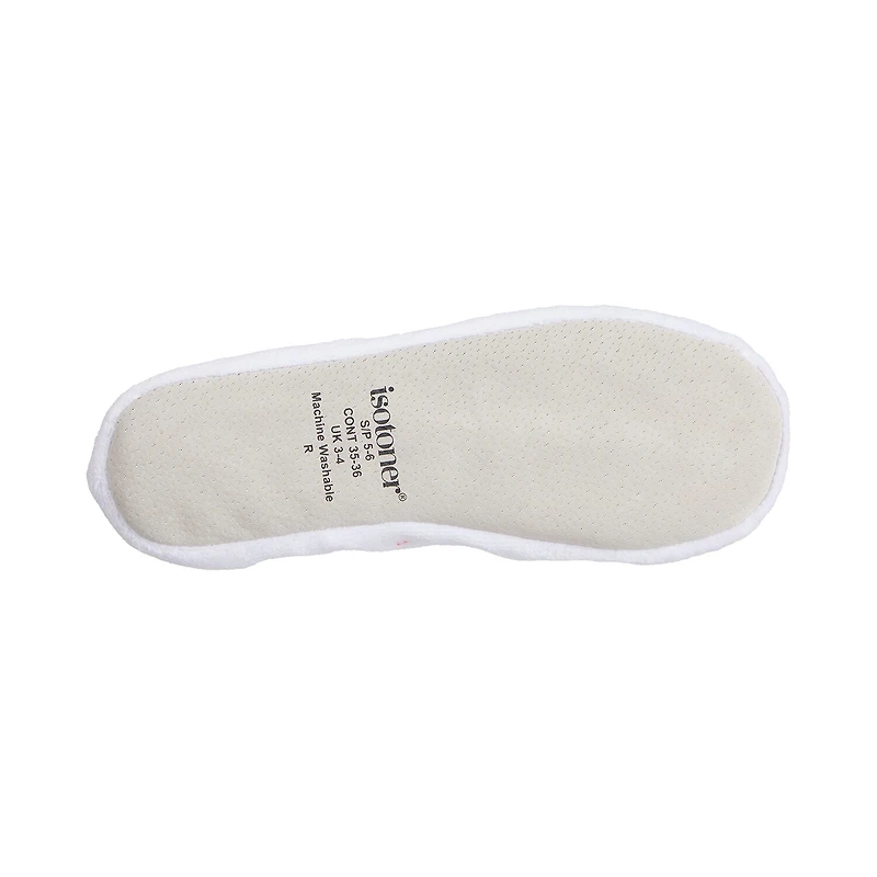 Isotoner Microterry Womens Ballerina Slippers