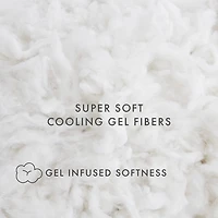 Casual Comfort 2-Pack Plush Down-Alternative Cooling Gel Fiber Bed Pillow Set