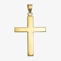 Mens 14K Gold Cross Pendant