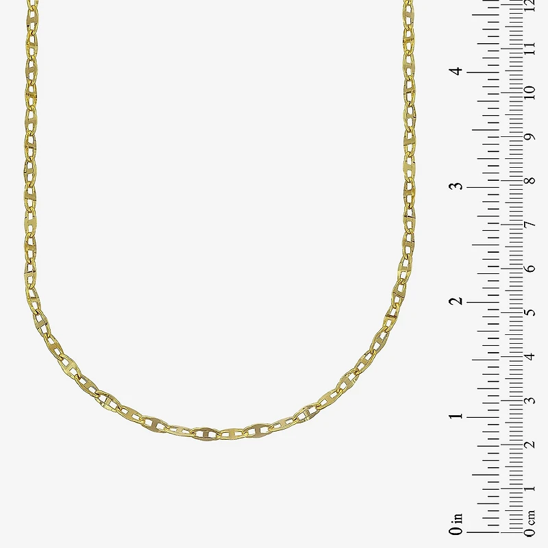 10K Gold Hollow Link Chain