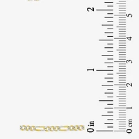 10K Gold Two-Tone 18-20" Hollow Figaro Chain