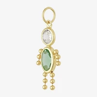 10K Gold August Birthstone Babies Boy Charm
