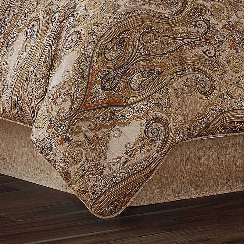 Queen Street Lakeview 4-pc. Jacquard Beige Comforter Set