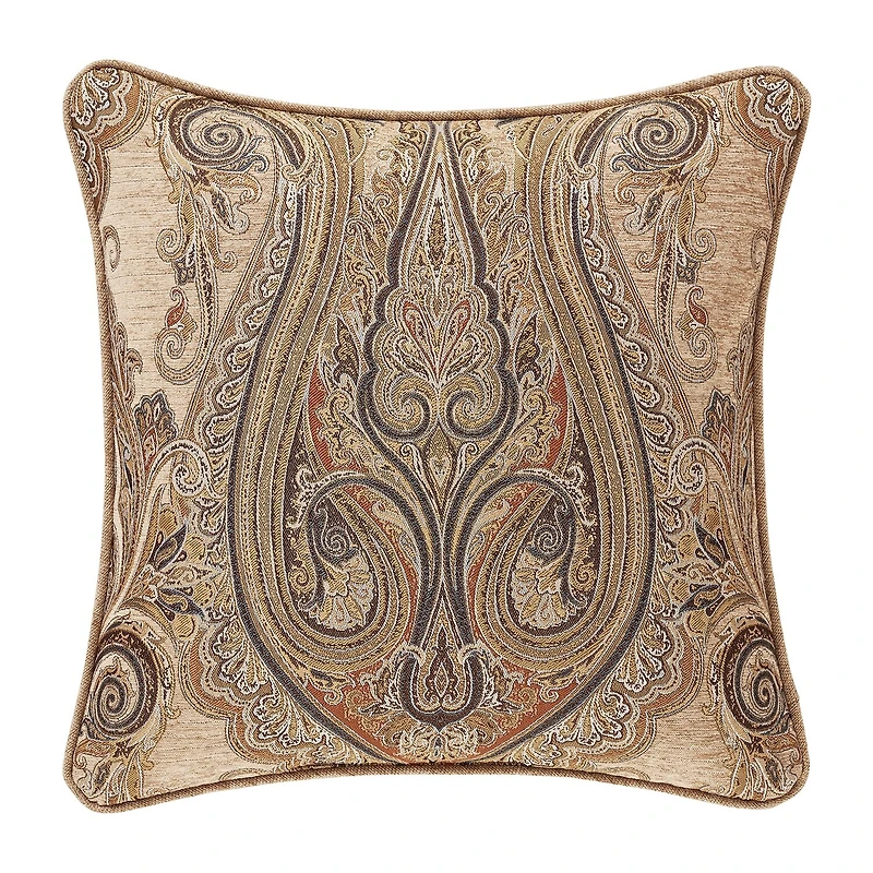 Queen Street Lakeview 20x20 Beige Square Throw Pillow