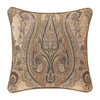 Queen Street Lakeview 20x20 Beige Square Throw Pillow