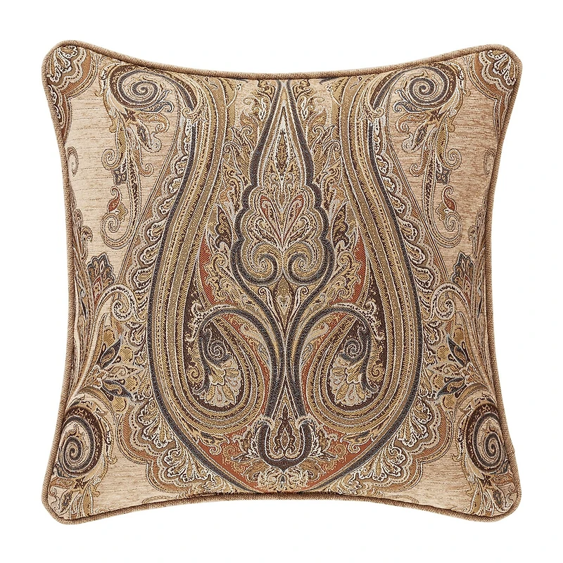 Queen Street Lakeview 20x20 Beige Square Throw Pillow