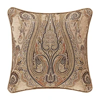 Queen Street Lakeview 20x20 Beige Square Throw Pillow