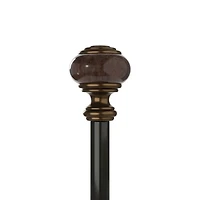 Umbra Marble Knob 1 Adjustable Curtain Rod