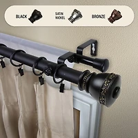 Rod Desyne Delaney Double Curtain