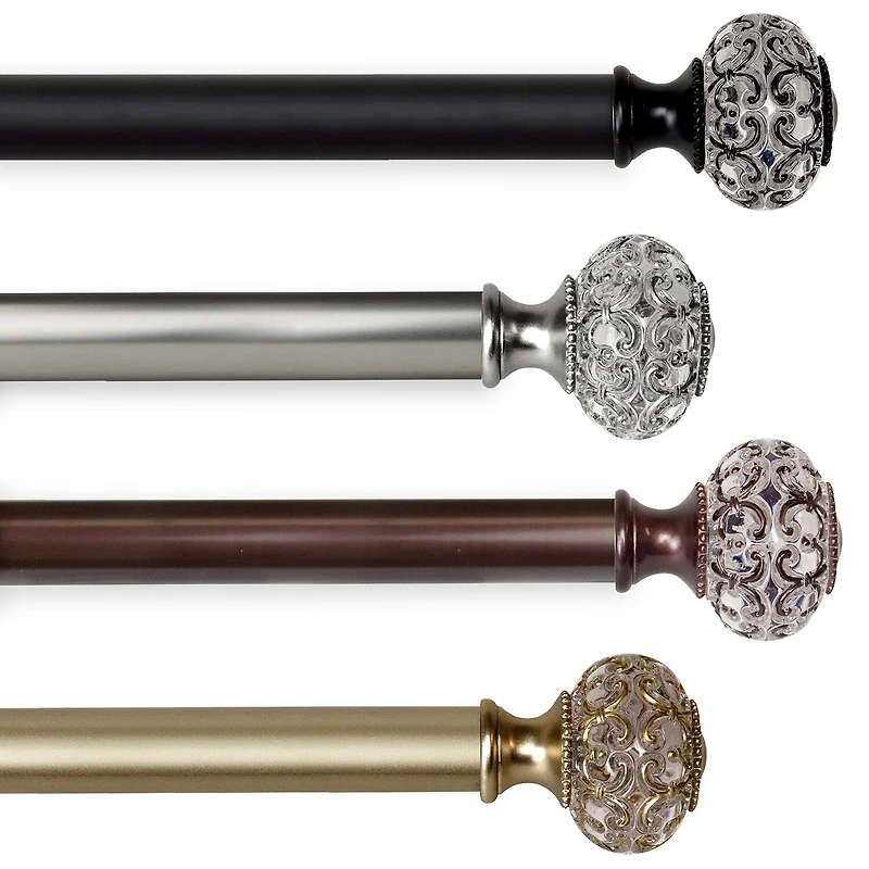 Rod Desyne Elsie 1 Adjustable Curtain