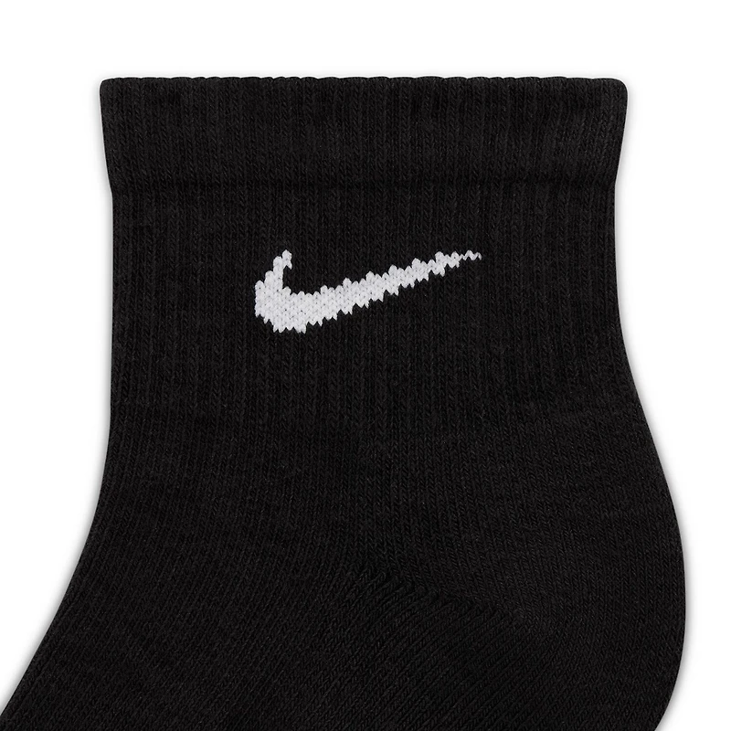 Nike Everyday Plus Cushioned Unisex Adult Breathable Multi-Pack 6 Pair Quarter Ankle Socks