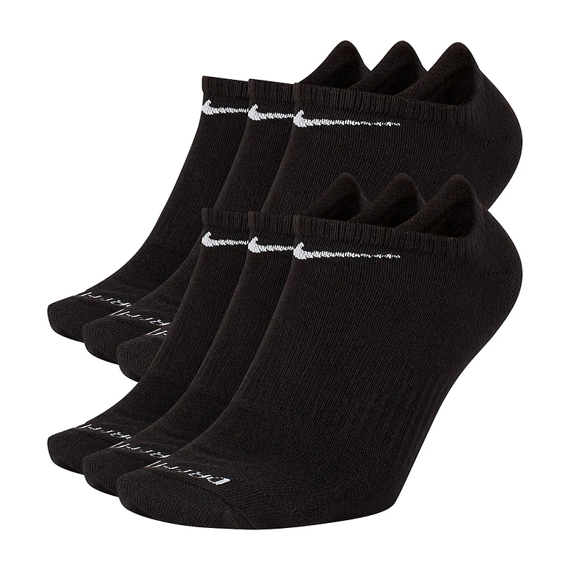 Nike Everyday Plus Lightweight Unisex Adult Multi-Pack 6 Pair No Show Socks