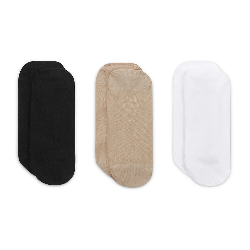 Nike Everyday Lightweight Womens Breathable Multi-Pack 3 Pair Liner Socks