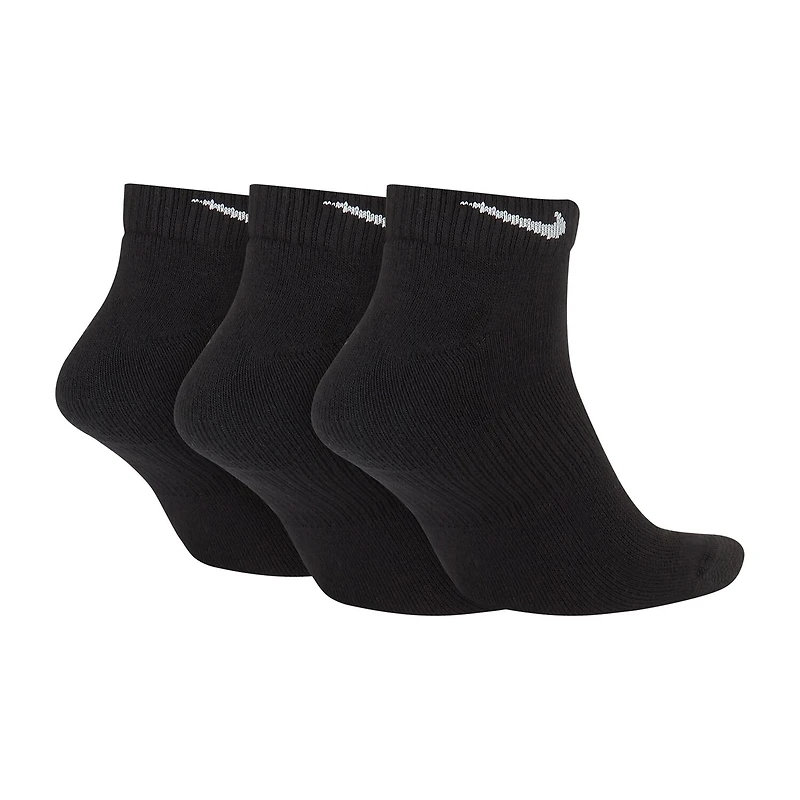 Nike Everday Plus Cushioned Unisex Adult Breathable Multi-Pack 3 Pair Low Cut Socks