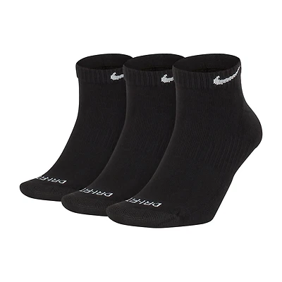 Nike Everday Plus Cushioned Unisex Adult Breathable Multi-Pack 3 Pair Low Cut Socks