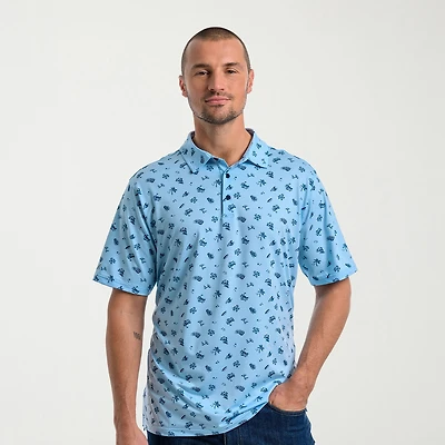 Antigua Mens Short Sleeve Polo Shirt
