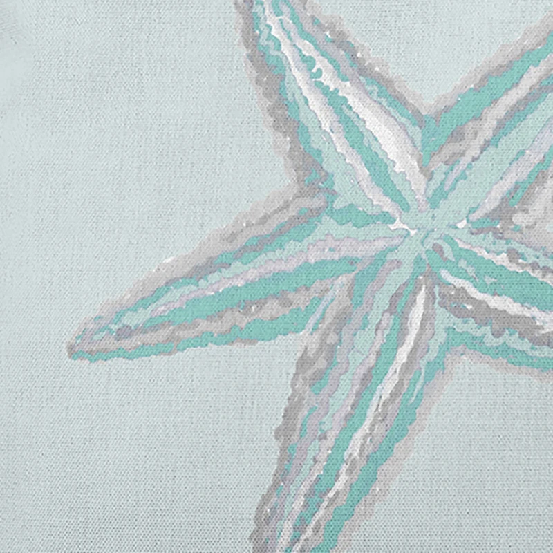 Starfish Square Throw Pillow