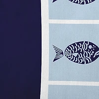 Fish Chips Square Throw Pillow