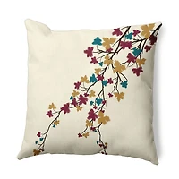 Maple Hues Square Throw Pillow