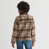 Arizona Womens Juniors Midweight Shirt Jacket