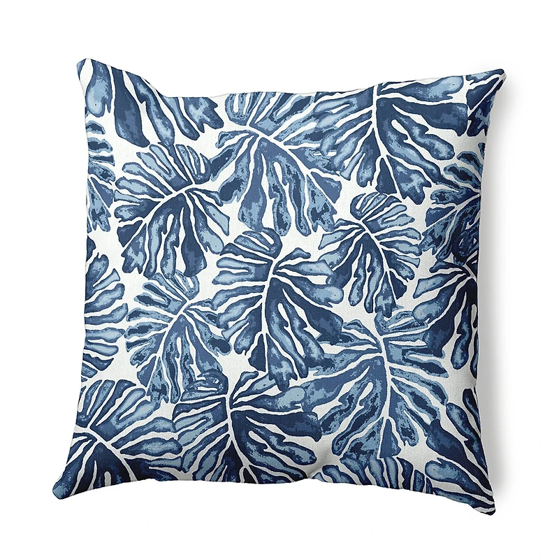 Palm Leaves Square Throw Pillow