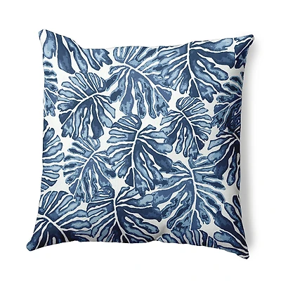 Palm Leaves Square Throw Pillow