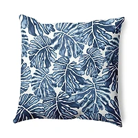 Palm Leaves Square Throw Pillow