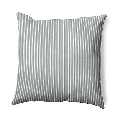 Ticking Stripe Square Throw Pillow