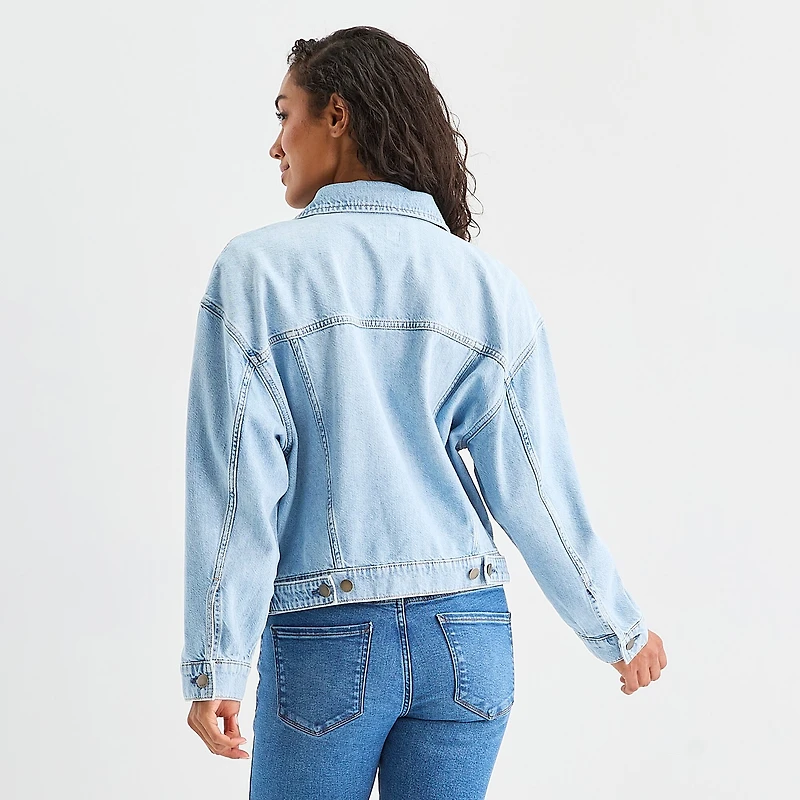 a.n.a Womens Denim Midweight Jacket