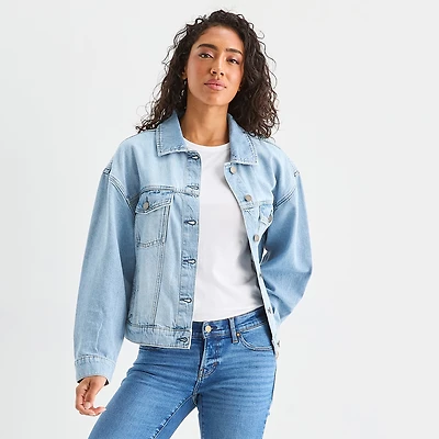 a.n.a Womens Denim Midweight Jacket