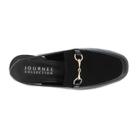 Journee Collection Lainey Womens Square Closed Toe Mules