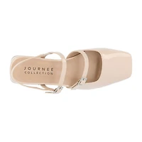 Journee Collection Gretchenn Womens Square Closed Toe Mary Jane Shoes