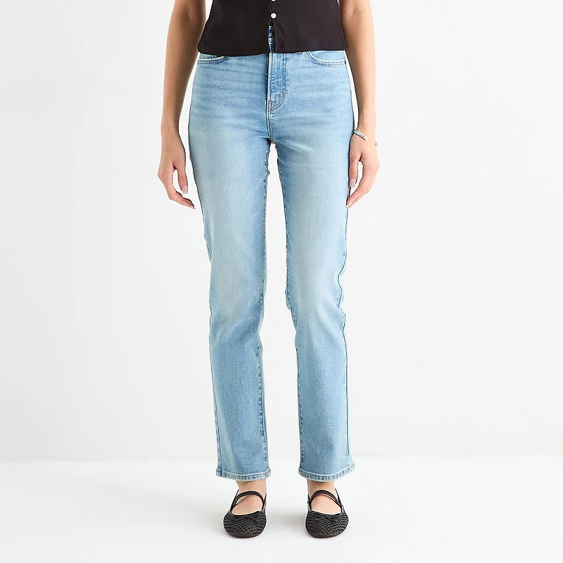 a.n.a Womens Tall High Rise Slim Fit Jean