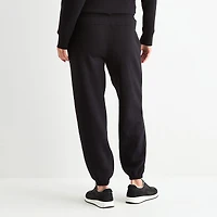 Xersion Womens Drawstring Waist Cuffed Mid Rise Regular Fit Tall Fleece Active Jogger Pant