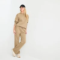 Xersion Womens Oversized Super Soft Fleece Crewneck Sweatshirt