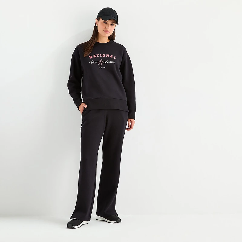 Xersion Womens Crew Neck Long Sleeve Sweatshirt