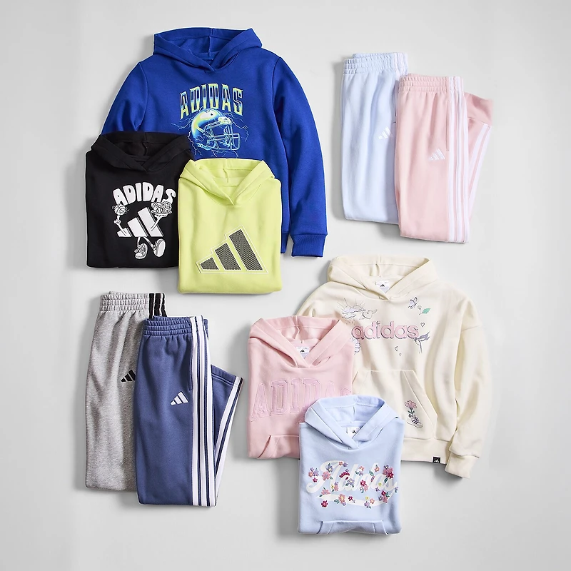 adidas Big Kid Boys Long Sleeve Active Hoodie