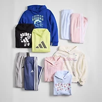 adidas Big Kid Boys Long Sleeve Active Hoodie