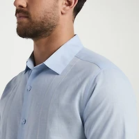 Cubavera Mens Short Sleeve Regular Fit Embroidered Button-Down Shirt