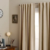 Town And Country Arlo Solid Tab Top Blackout Set of 2 Curtain Panel