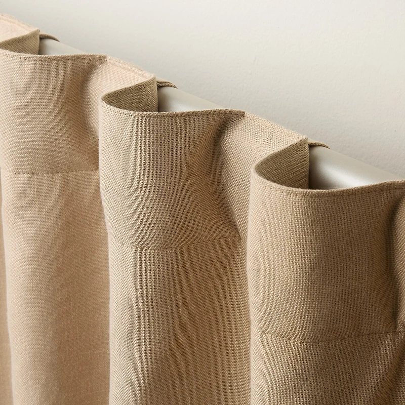 Town And Country Arlo Solid Tab Top Blackout Set of 2 Curtain Panel