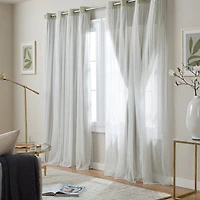 Town And Country Talia Grommet Top Room Darkening Set of 2 Curtain Panel